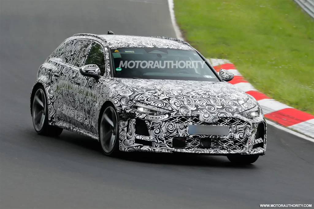 2026 Audi RS 5 Avant plug-in hybrid hits the 'Ring in new video