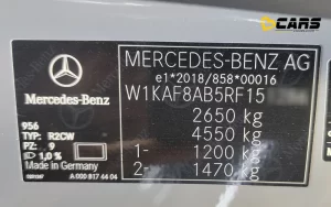 Check / Decode Mercedes-Benz Car Manufacturing Date & VIN Number