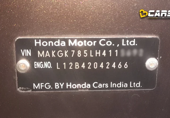 Check / Decode Honda Car Manufacturing Date & VIN Number