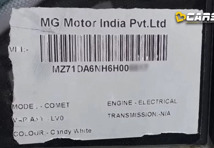 Check / Decode MG Car VIN Number & Find Manufacturing Date