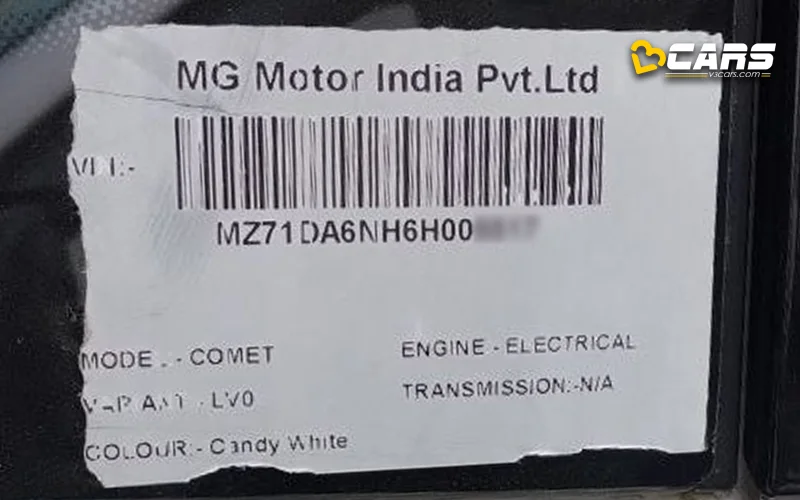 Check / Decode MG Car VIN Number & Find Manufacturing Date