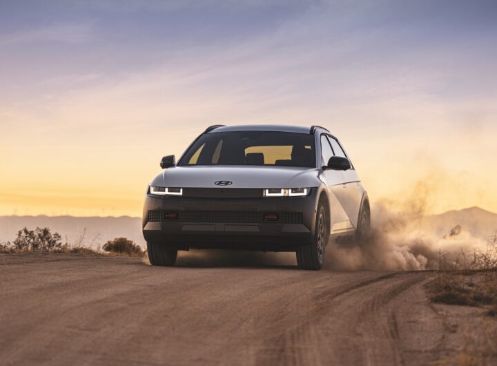 2025 Hyundai Ioniq 5 XRT starts down the rally car trail