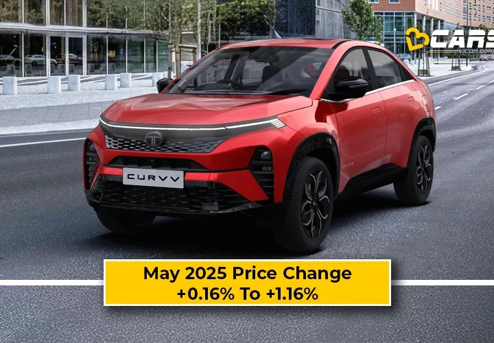 Tata Curvv 2025 Price Change — Hiked By Up To 13k