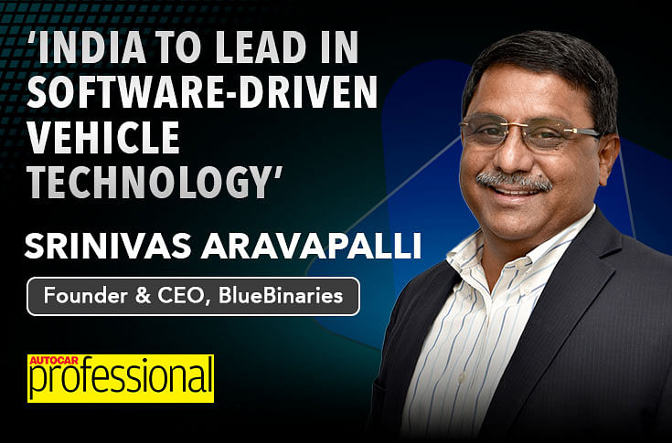 'India to lead in software-driven vehicle technology': Srinivas Aravapalli of BlueBinaries