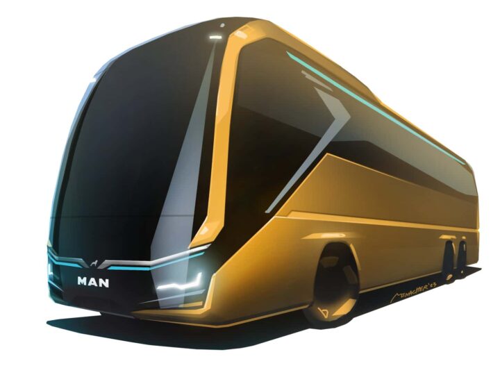 MAN’s First Electric Coach Has An Enormous Battery Pack